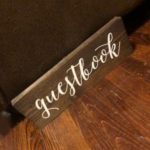 *Wedding* Guestbook Sign